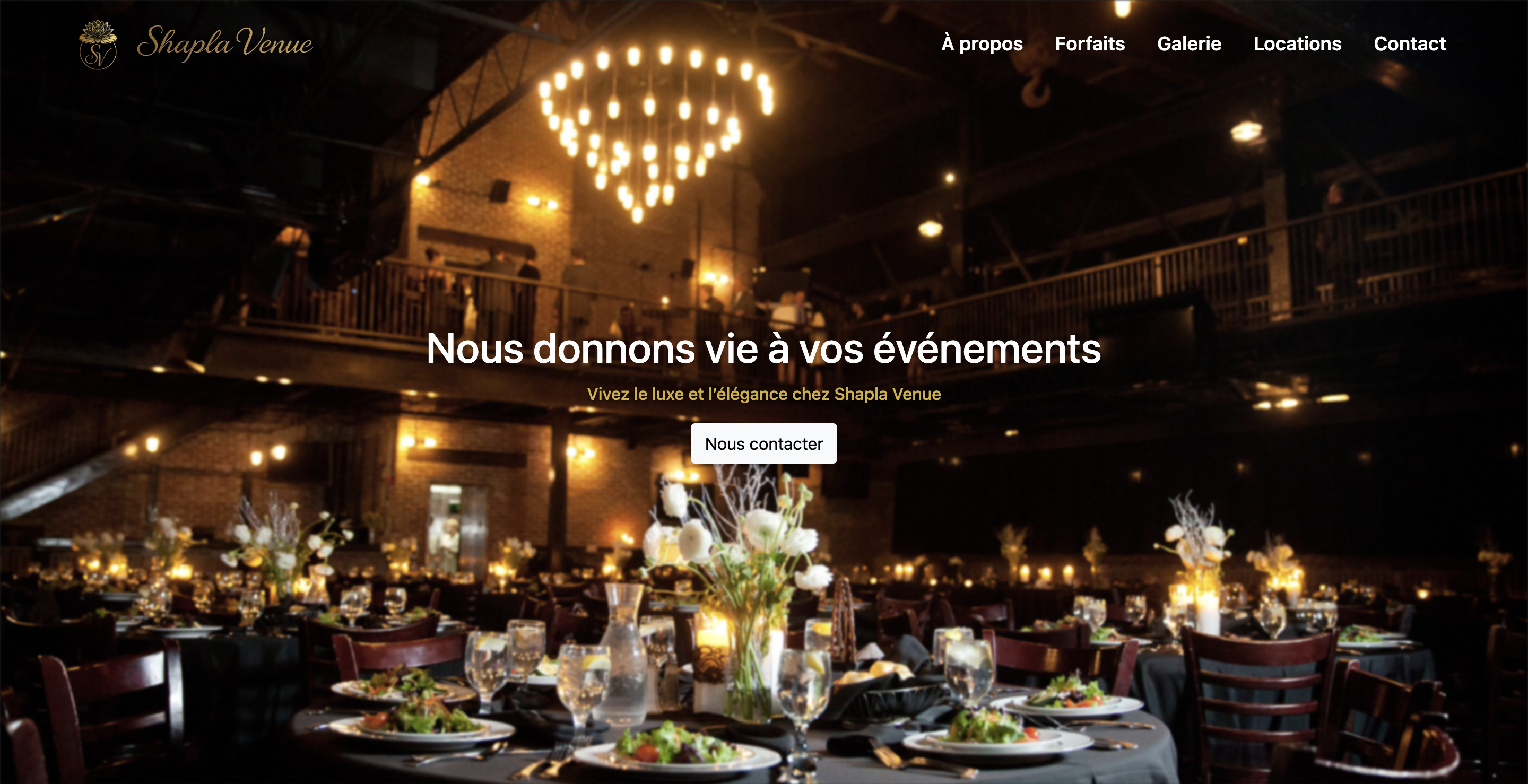 Shapla Venue Website