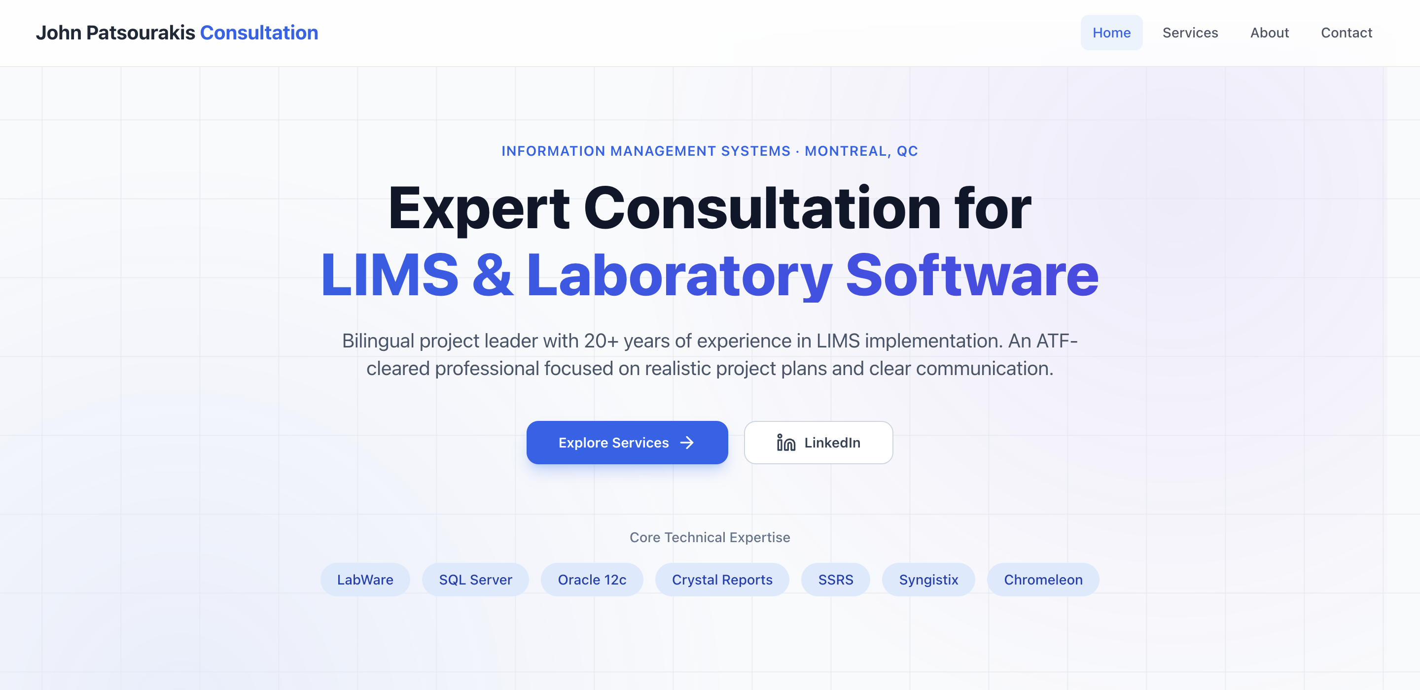 Patsourakis Consulting Website